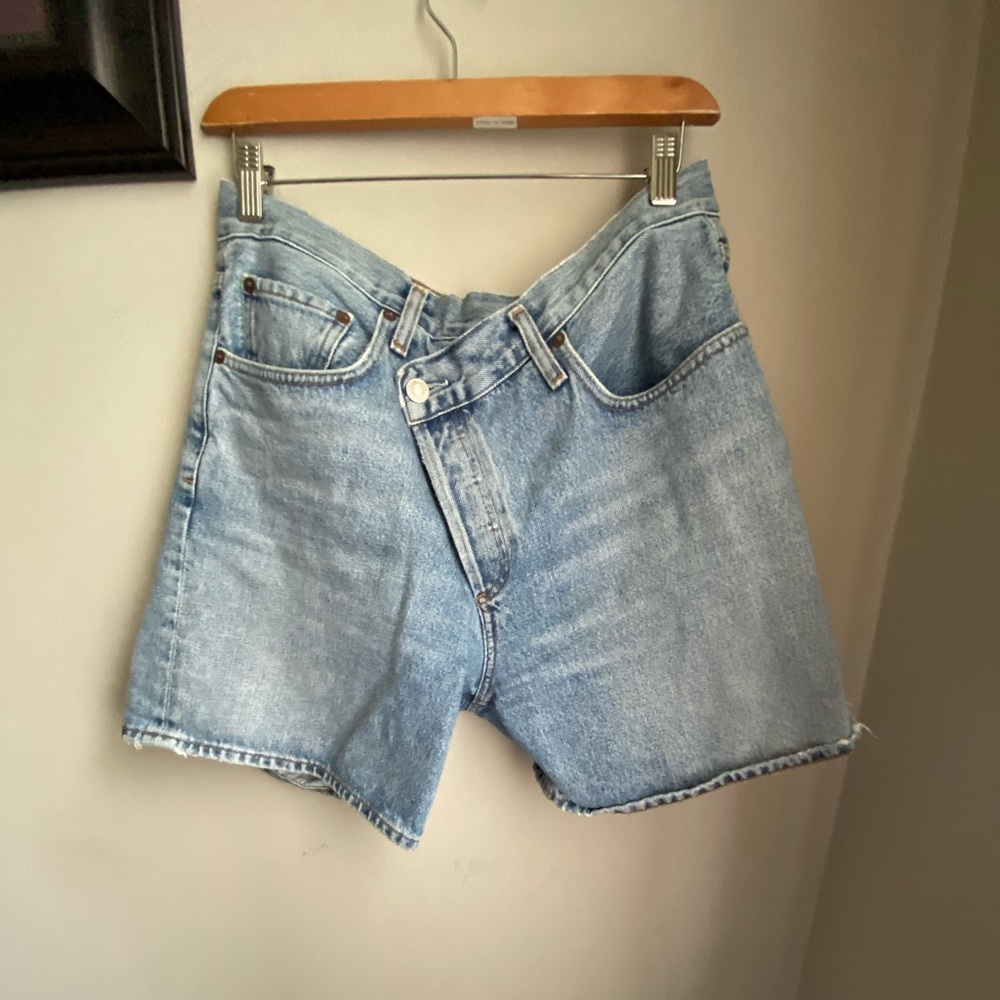 Agolde cross cross shorts